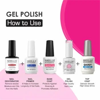 SHILLS PROFESSIONAL Uv Led Soak Off Gel Polish