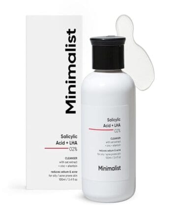 Minimalist Salicylic Acid + LHA 02% Anti Acne Face Cleanser -100ml