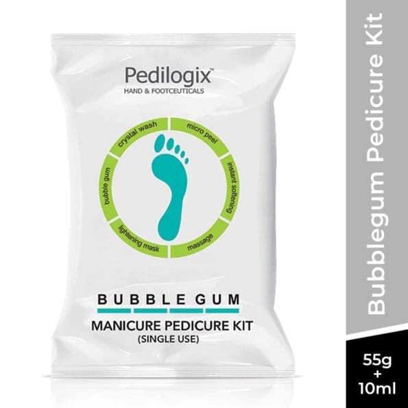O3+ Pedilogix Bubblegum Manicure Pedicure Single Use Kit