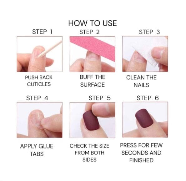 Shills Professional REUSABLE PRESS ON NAILS OVAL