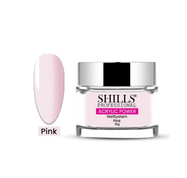 Shills Professional Acrylic Nail Powder Pink 30g