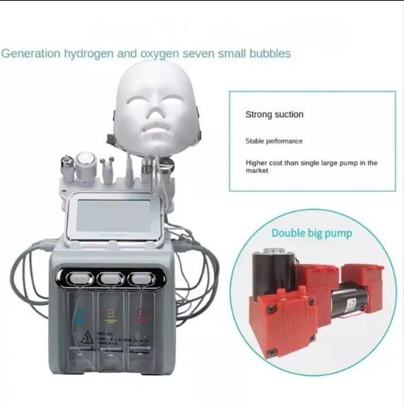 8 in 1 Hydra Facial Machine H2O2 With Serum