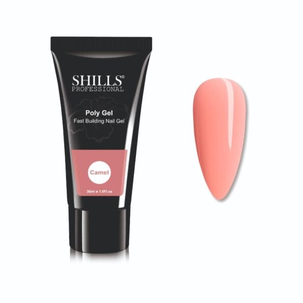 Shills Professional POLY GEL Fast Building Nail Gel - Camel