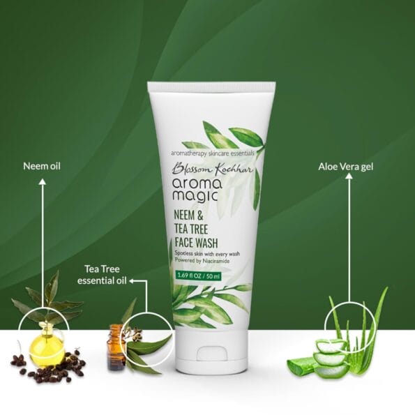 Aroma Magic Neem And Tea Tree Face Wash with Niacinamide - 100 ml