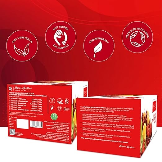 Aroma Magic Vitamin C Skin Brightening PRO Facial Kit - 6 Steps
