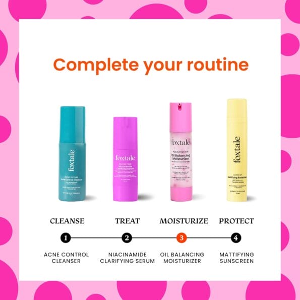 Foxtale Oil Balancing Moisturizer Azelaic Acid & Niacinamide - 50ml