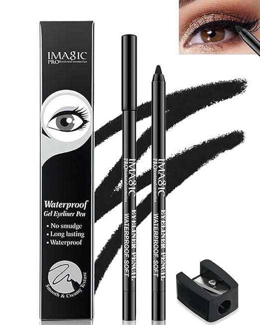 IMAGIC waterproof Soft Eyeliner Pencil -Black
