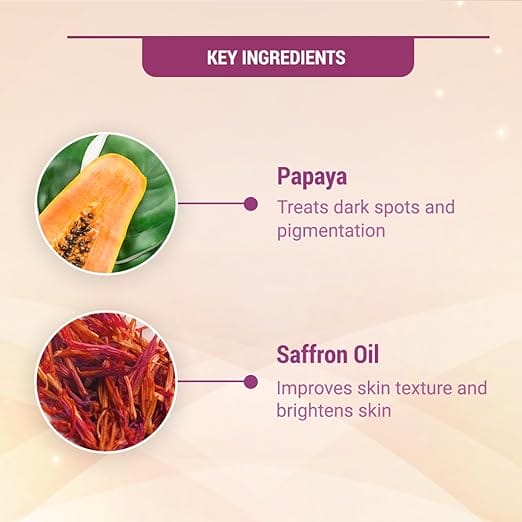 Lotus Herbals PapayaGlow Facial Kit - 6 Steps Facial