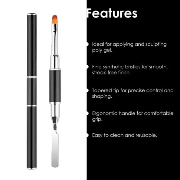 Shills Professional Poly Gel Double Head Brush