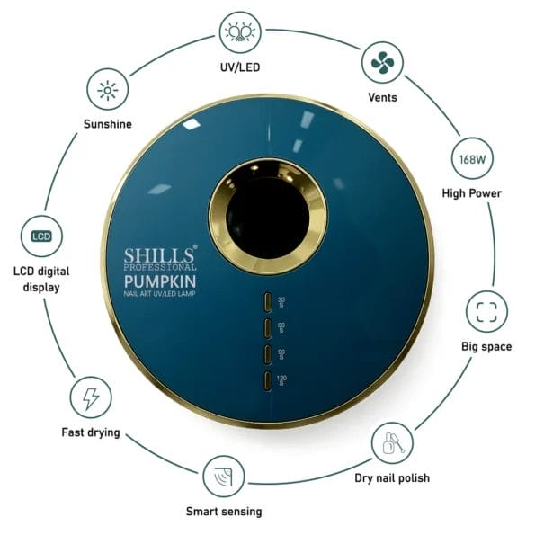 Shills Professional Pumpkin Nail Art UV-LED Lamp