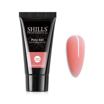 Shills Professional POLY GEL Fast Building Nail Gel - Clear Coffee